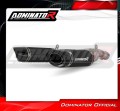 εξάτμιση σιγαστήρας DOMINATOR HP8 ΜΑΥΡΟ για τη μοτοσυκλέτα Suzuki GSR 600 2006 - 2011 3