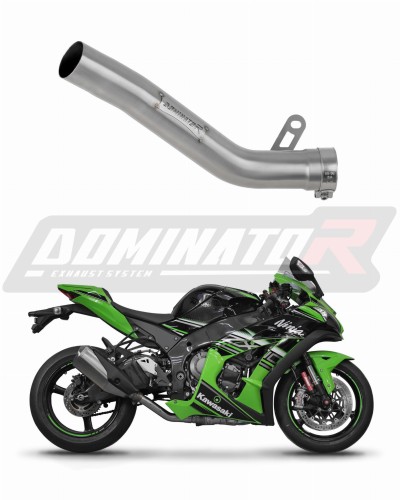 decat μεσαίος σιγαστήρας DOMINATOR Mid Pipe κατάλληλος για μοτοσυκλέτα Kawasaki ZX10R 2016 - 2020