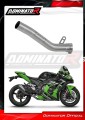 decat μεσαίος σιγαστήρας DOMINATOR Mid Pipe κατάλληλος για μοτοσυκλέτα Kawasaki ZX10R 2016 - 2020 2