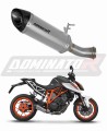 εξάτμιση σιγαστήρας DOMINATOR Τιτανίου HP8 Low Level κατάλληλος για μοτοσυκλέτα KTM 1290 SUPER Duke / R 2014 - 2016