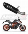 εξάτμιση σιγαστήρας DOMINATOR HP8 ΜΑΥΡΟ Low Level κατάλληλο για μοτοσυκλέτα KTM 1290 SUPER Duke / R 2017 - 2019