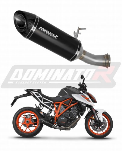 εξάτμιση σιγαστήρας DOMINATOR HP8 ΜΑΥΡΟ Low Level κατάλληλο για τη μοτοσυκλέτα KTM 1290 SUPER Duke / R 2014 - 2016
