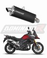 εξάτμιση σιγαστήρας DOMINATOR P7 ΜΑΥΡΟΣ κατάλληλος για μοτοσικλέτα Suzuki DL 1000 V-Strom 2014 - 2016
