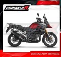 εξάτμιση σιγαστήρας DOMINATOR P7 ΜΑΥΡΟ κατάλληλο για μοτοσυκλέτα Suzuki DL 1000 V-Strom 2017 - 2020 3