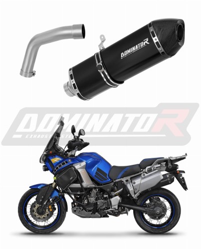 εξάτμιση τελικό DOMINATOR HP7 ΜΑΥΡΟ κατάλληλο για μοτοσυκλέτα Yamaha XT 1200Z Super Tenere 2010 - 2016