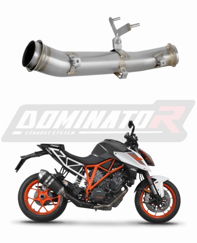 decat κεντρικό σιλανσιέ DOMINATOR Mid Pipe κατάλληλο για μοτοσυκλέτα 1290 SUPER DUKE R 2017 - 2019 2