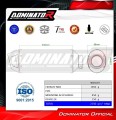 εξάτμιση τελικό DOMINATOR MX2 ΜΑΥΡΟ κατάλληλο για μοτοσυκλέτα Suzuki V-Strom 800 SE / DE 2023 - 2024 4