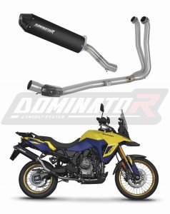 Suzuki V-Strom 800 SE / DE 2023 - 2024 Full system Πολλαπλή εξαγωγής Εξάτμιση MX2 BLACK + dB killer