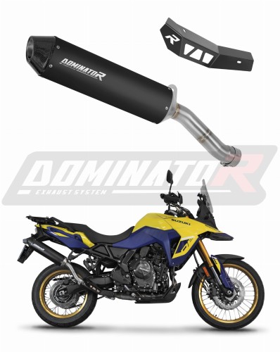 εξάτμιση τελικό DOMINATOR MX2 ΜΑΥΡΟ κατάλληλο για μοτοσυκλέτα Suzuki V-Strom 800 SE / DE 2023 - 2024 5