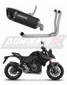 πλήρες σύστημα εξάτμισης με σιγαστήρα DOMINATOR Full System HP6 ΜΑΥΡΟ που ταιριάζει στη μοτοσυκλέτα Suzuki GSX-8S / 8R 2022 - 2024 6