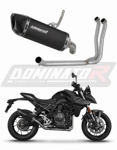Suzuki GSX-8S / 8R 2022 - 2024 Ολόκληρο σύστημα Πολλαπλή εξάτμιση Σιγαστήρας HP6 BLACK + dB killer