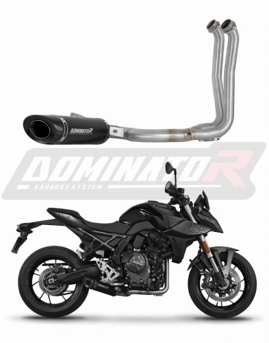 ολοκληρωμένο σύστημα εξάτμισης με τελικό DOMINATOR Full System HP8 ΜΑΥΡΟ κατάλληλο για μοτοσυκλέτα Suzuki GSX-8S / 8R 2022 - 2024 5