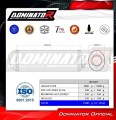 εξάτμιση τελικό DOMINATOR OVR κατάλληλο για μοτοσυκλέτα Honda VTR 1000F Firestorm 2002 - 2006 3