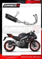 ολοκληρωμένο σύστημα εξάτμισης με τελικό DOMINATOR Full System HP6 ΜΑΥΡΟ κατάλληλο για τη μοτοσυκλέτα Aprilia RS 457 2024 - 2026 2
