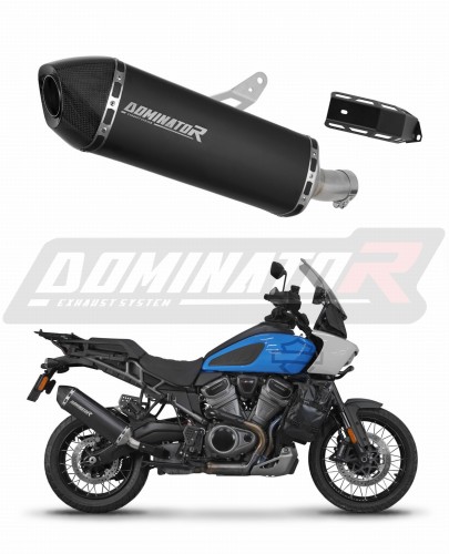 εξάτμιση σιγαστήρας DOMINATOR HP7 ΜΑΥΡΟ κατάλληλος για μοτοσυκλέτα Harley Davidson PAN AMERICA 1250 2021 - 2024 6