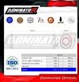 εξάτμιση σιγαστήρας DOMINATOR OVR κατάλληλος για μοτοσυκλέτα SUZUKI DL 1000 V Strom 2002 - 2011 3