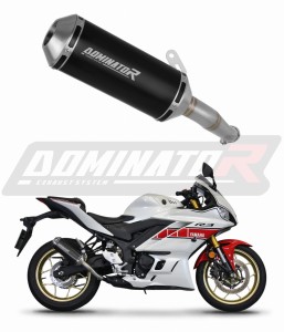 Yamaha YZF-R3 2019 - 2024 εξάτμιση Τελικό OV G2 BLACK + dB killer medium