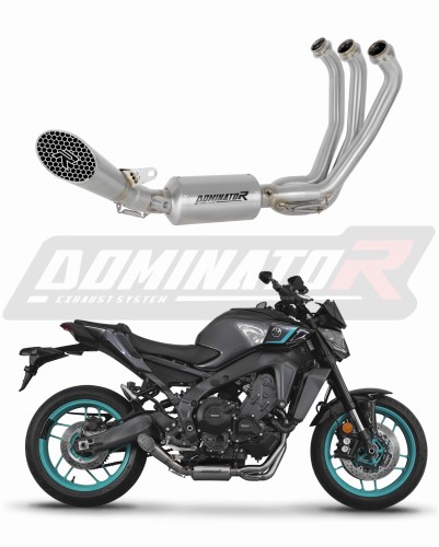 πλήρες σύστημα εξάτμισης με σιγαστήρα DOMINATOR Full System GP3 κατάλληλο για τη μοτοσικλέτα Yamaha MT-09 2024