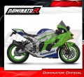 πλήρες σύστημα εξάτμισης με τελικό DOMINATOR Full System HP6 ΜΑΥΡΟ που ταιριάζει στη μοτοσυκλέτα Kawasaki ZX10R / RR 2021 - 2025 5