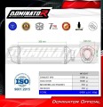 πλήρες σύστημα εξάτμισης με τελικό DOMINATOR Full System HP6 ΜΑΥΡΟ που ταιριάζει στη μοτοσυκλέτα Kawasaki ZX10R / RR 2021 - 2025 6