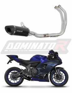 Yamaha YZF R7 2021 - 2024 Ολόκληρο Σύστημα εξάτμισης Σιγαστήρας HP8 BLACK + dB killer