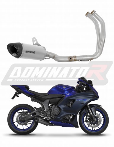 πλήρες σύστημα εξάτμισης με σιγαστήρα DOMINATOR Full System Τιτανίου HP8 κατάλληλο για μοτοσυκλέτα Yamaha YZF R7 2021 - 2024 3