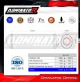 εξάτμιση σιγαστήρας DOMINATOR OVR κατάλληλος για μοτοσυκλέτα Aprilia Pegaso 650 Strada 2007 - 2010 3