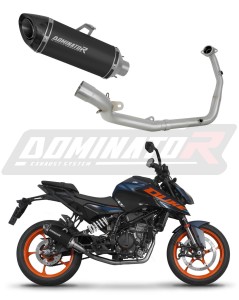 KTM 125 Duke 2024 Full system Πολλαπλή εξάτμιση Τελικό HP8 BLACK + dB killer