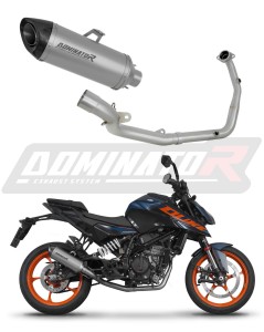 KTM 125 Duke 2024 Ολόκληρο σύστημα Χταπόδι εξάτμιση Τελικό τιτανίου HP8 + dB killer