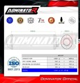 εξάτμιση τελικό DOMINATOR OVR κατάλληλο για μοτοσυκλέτα Aprilia Tuono 1000 R 2006 - 2010 3