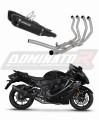 ολοκληρωμένο σύστημα εξάτμισης με τελικό DOMINATOR Full System HP6 ΜΑΥΡΟ κατάλληλο για μοτοσυκλέτα Suzuki GSX 1300 R Hayabusa 2021 - 2024