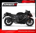 ολοκληρωμένο σύστημα εξάτμισης με τελικό DOMINATOR Full System HP6 ΜΑΥΡΟ κατάλληλο για μοτοσυκλέτα Suzuki GSX 1300 R Hayabusa 2021 - 2024 5