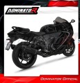 εξάτμιση τελικό DOMINATOR HP6 ΜΑΥΡΟ κατάλληλο για τη μοτοσυκλέτα Suzuki GSX 1300 R Hayabusa 2021 - 2026 3