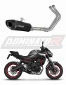 ολοκληρωμένο σύστημα εξάτμισης με τελικό DOMINATOR Full System HP8 ΜΑΥΡΟ κατάλληλο για μοτοσυκλέτα Kawasaki Ninja 650 2023 - 2026