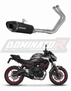 Kawasaki Ninja 650 2023 - 2026 Ολόκληρο σύστημα Πολλαπλή εξάτμιση τελικό HP8 BLACK + dB killer