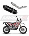 εξάτμιση τελικό DOMINATOR MX2 ΜΑΥΡΟ κατάλληλο για μοτοσυκλέτα Kove 450 RALLY 2023 - 2025