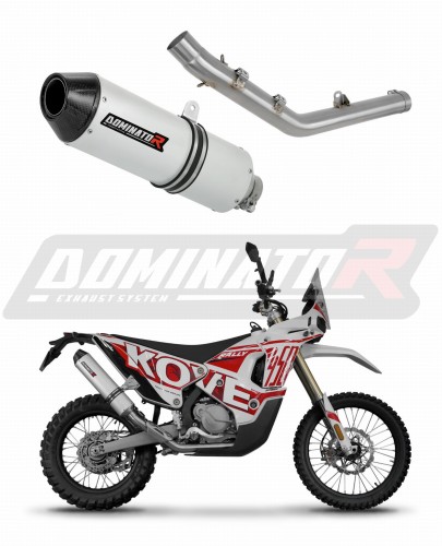 εξάτμιση τελικό DOMINATOR MX2 κατάλληλο για τη μοτοσυκλέτα Kove 450 RALLY 2023 - 2025