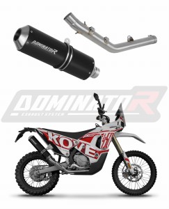 Kove 450 RALLY 2023 - 2025 εξάτμιση τελικό MX BLACK + dB killer