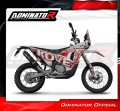 εξάτμιση τελικό DOMINATOR MX2 ΜΑΥΡΟ κατάλληλο για μοτοσυκλέτα Kove 450 RALLY 2023 - 2025 4