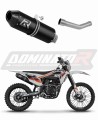 exhaust muffler DOMINATOR MX2 BLACK fits the motorcycle Kayo K5 300 Enduro 2024   2025
