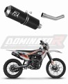 εξάτμιση τελικό DOMINATOR MX ΜΑΥΡΟ για μοτοσυκλέτα Kayo K5 300 Enduro 2024 - 2025
