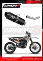 exhaust muffler DOMINATOR MX2 BLACK fits the motorcycle Kayo K5 300 Enduro 2024   2025 2