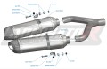wydech tłumik DOMINATOR HP1 CZARNY pasujący do motocykla Aprilia SHIVER 900 2017 - 2019 3