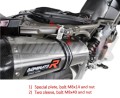 wydech tłumik DOMINATOR HP1 CZARNY pasujący do motocykla Aprilia SHIVER 900 2017 - 2019 4