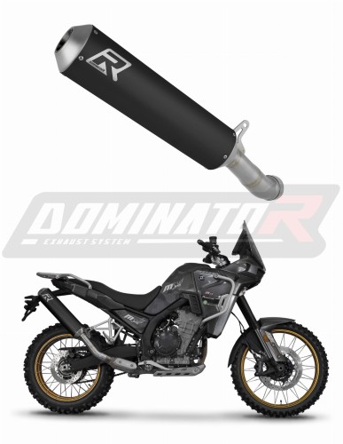 εξάτμιση τελικό DOMINATOR MX ΜΑΥΡΟ για μοτοσυκλέτα Kove 800 X Pro Adventure 2023 - 2026