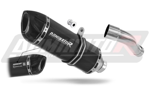 exhaust muffler DOMINATOR homologated road legal HP1 BLACK fits to Honda CBR 600F PC41 2011  2015