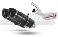 εξάτμιση τελικό DOMINATOR HP1 BLACK κατάλληλο για μοτοσυκλέτα Honda FMX 650 2005 - 2009