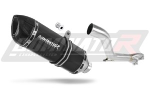 Honda NT 650 V DEAUVILLE RC47 1998 - 2005 εξάτμιση τελικό HP1 BLACK + dB killer