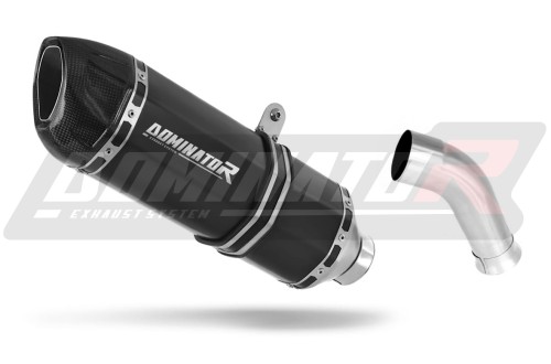 εξάτμιση τελικό DOMINATOR HP1 ΜΑΥΡΟ κατάλληλο για μοτοσυκλέτα Honda VFR 750 1993 - 1997