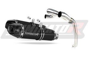 Honda VFR 800 V TEC 2002 - 2013 εξάτμιση τελικό HP1 BLACK + dB killer